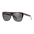 Saint Laurent Sunglasses Square Full Rim, Havana Frame and Grey Lens SL1SLIM002