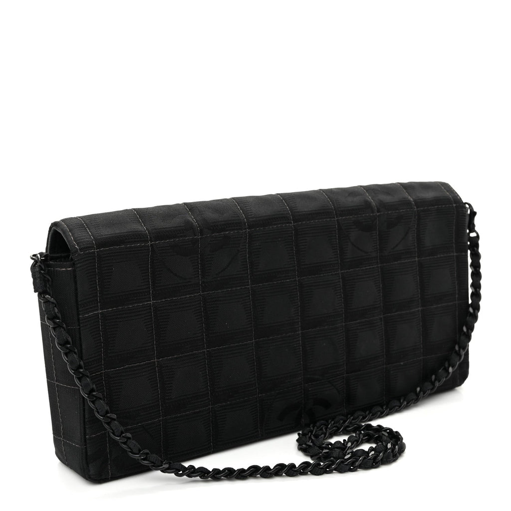 Nylon Travel East West Flap Black