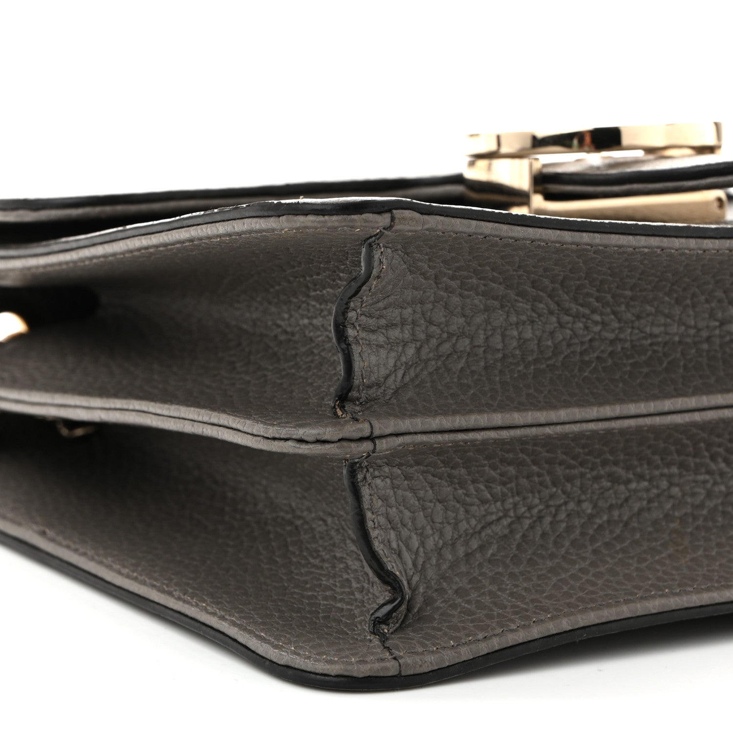 Dollar Calfskin Small Interlocking G Shoulder Bag Loess