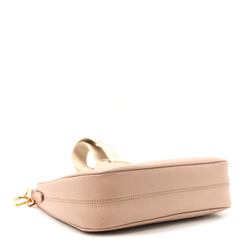 Saffiano Lux Re-Edition 2005 Shoulder Bag Cammeo