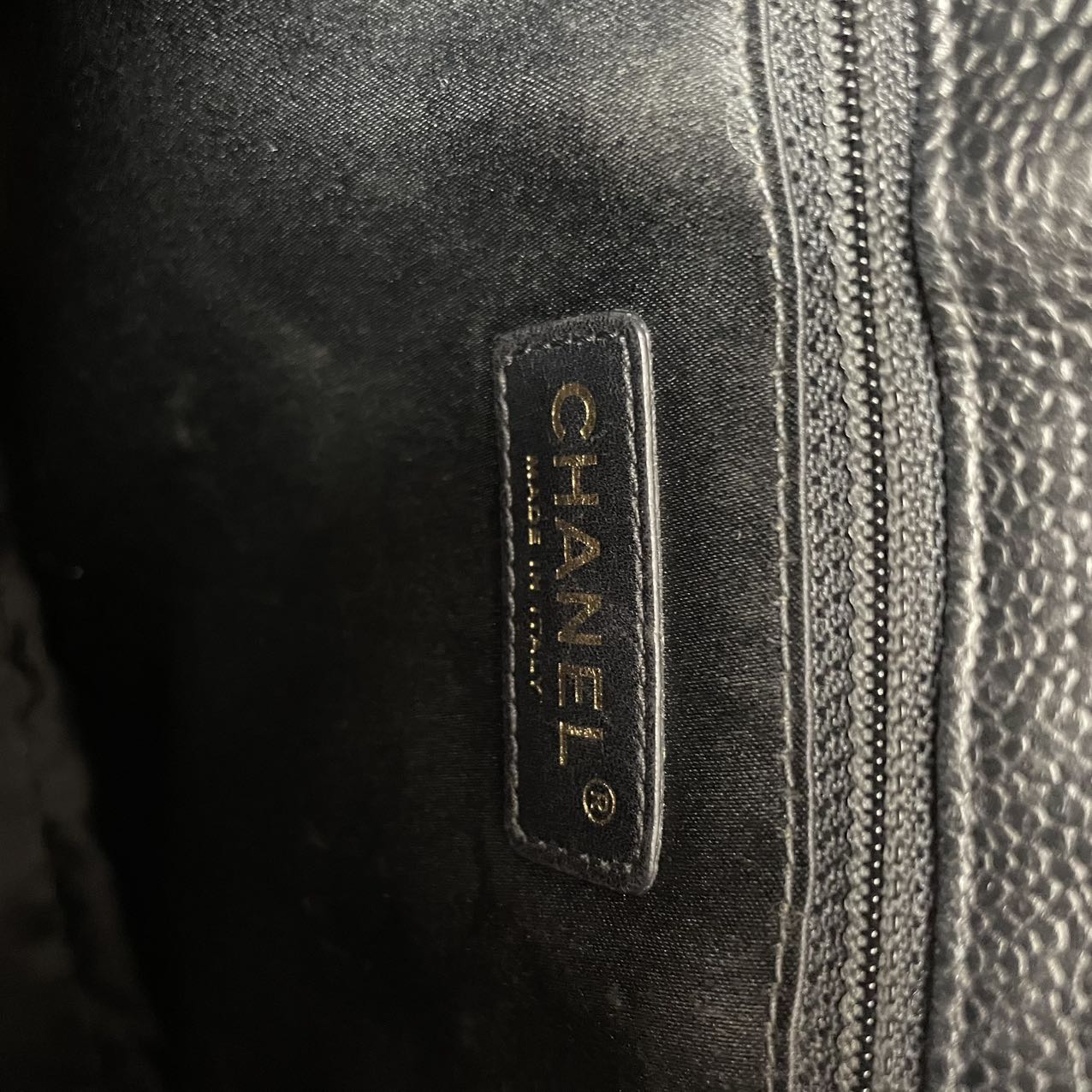 Chanel Grand Shopping Tote (GST) Caviar Black 2014