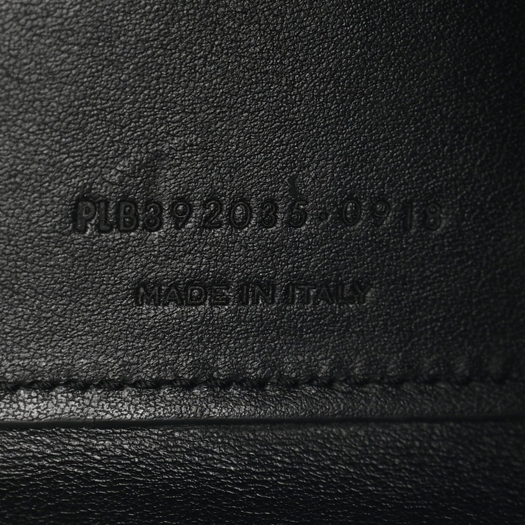 Calfskin Crocodile Embossed Nano Sac De Jour Black