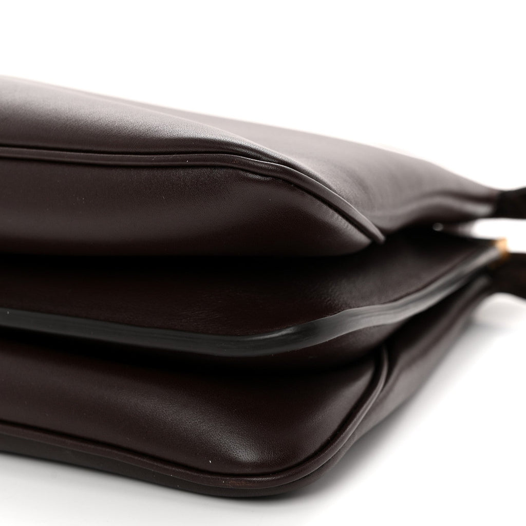 Vitello Medium Soft Peekaboo  Dark Brown