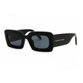 Marc Jacobs Sunglasses Rectangle Full Rim, Black Monogram Frame and Grey Lens MARC488/N/S003KIR