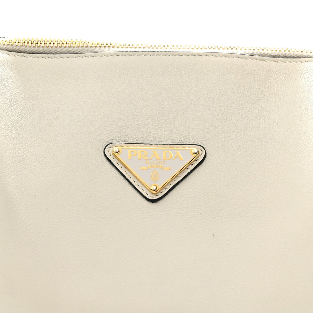 Soft Calfskin Medium Darling Shoulder Bag White