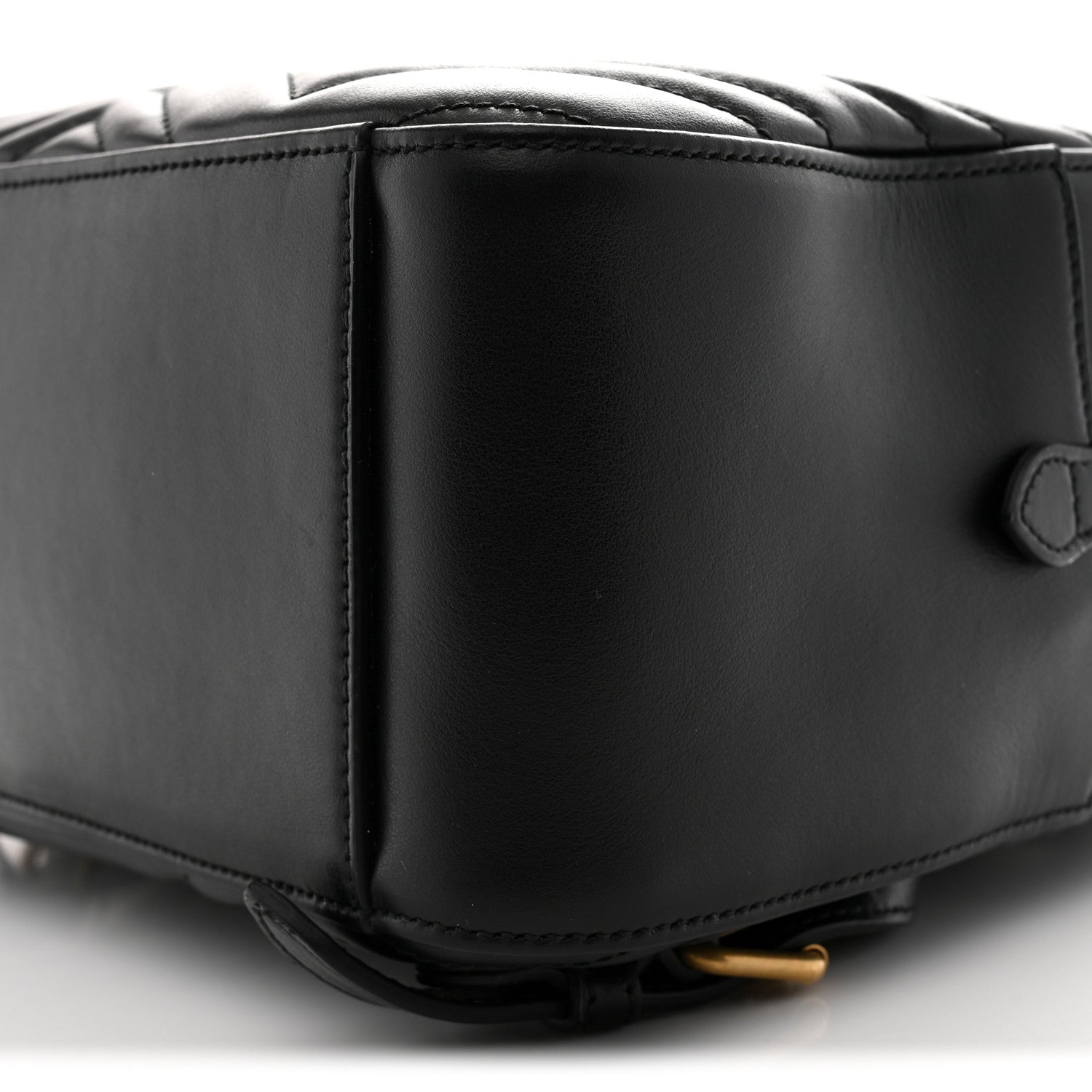 Calfskin Matelasse GG Marmont Dome Backpack Black