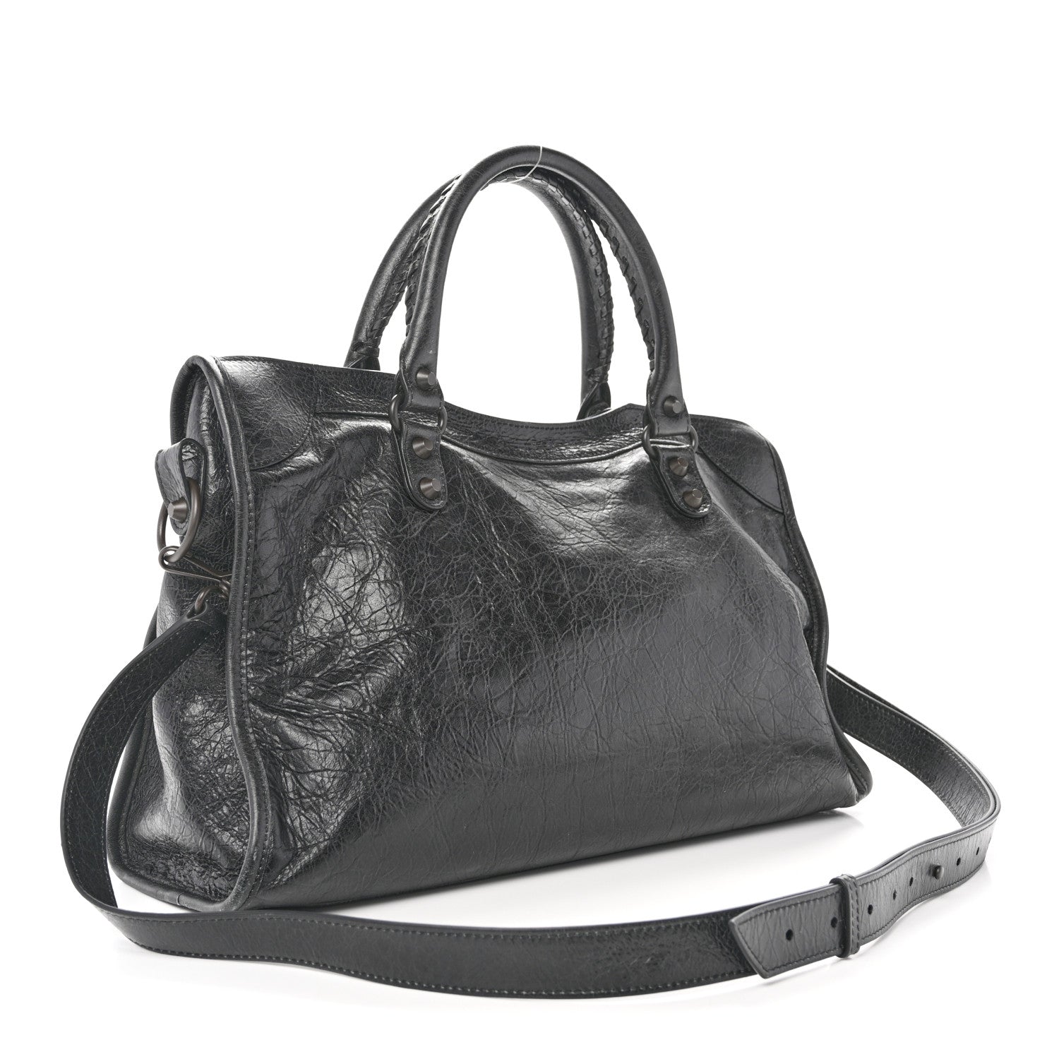 Arena Lambskin Classic Hardware Medium Le City Black