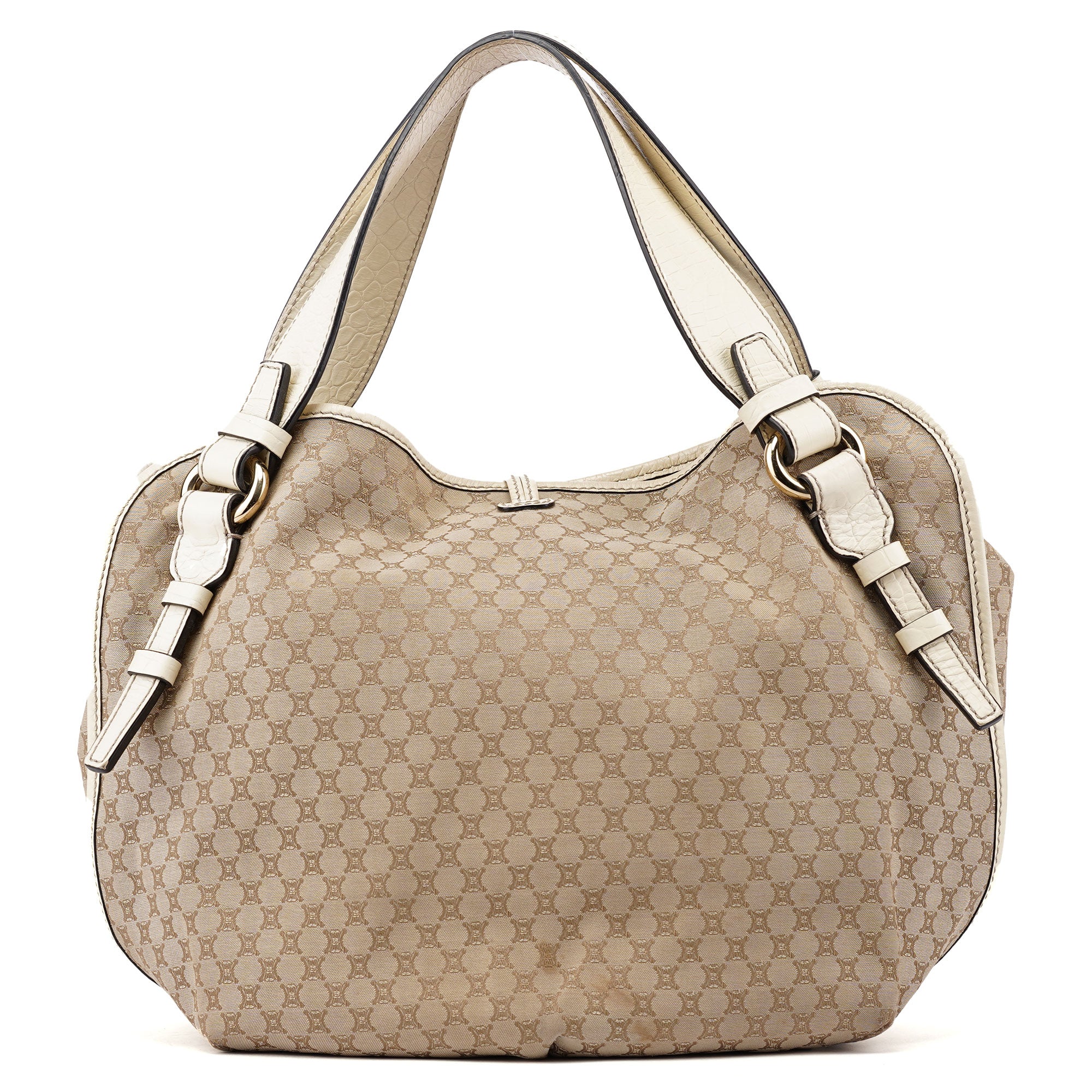 Beige Bittersweet Triomphe Hobo Bag