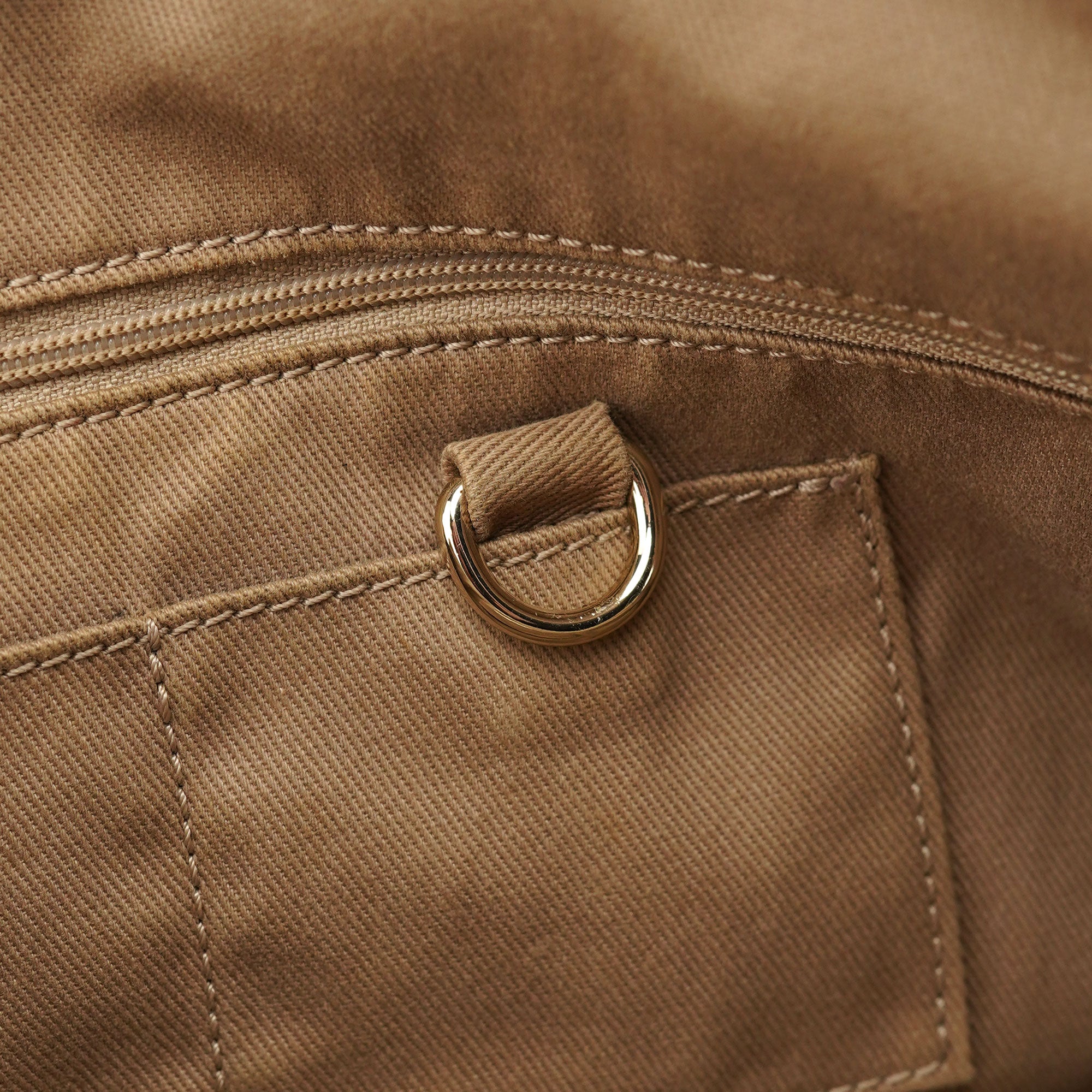 Beige Bittersweet Triomphe Hobo Bag