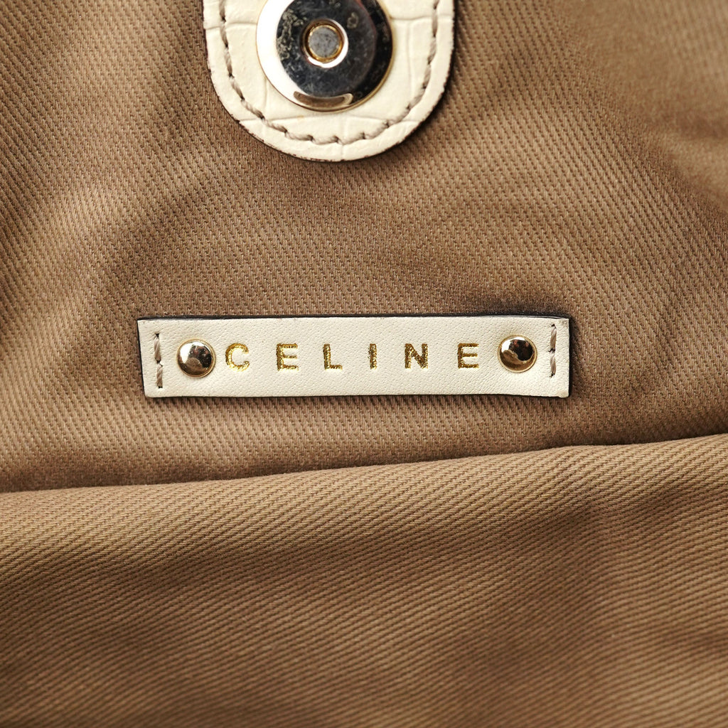Beige Bittersweet Triomphe Hobo Bag