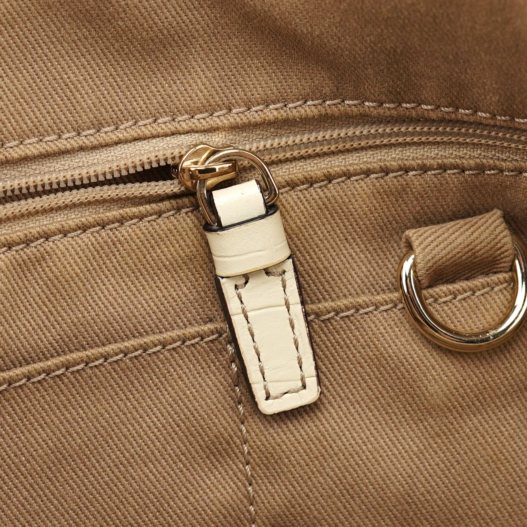Beige Bittersweet Triomphe Hobo Bag