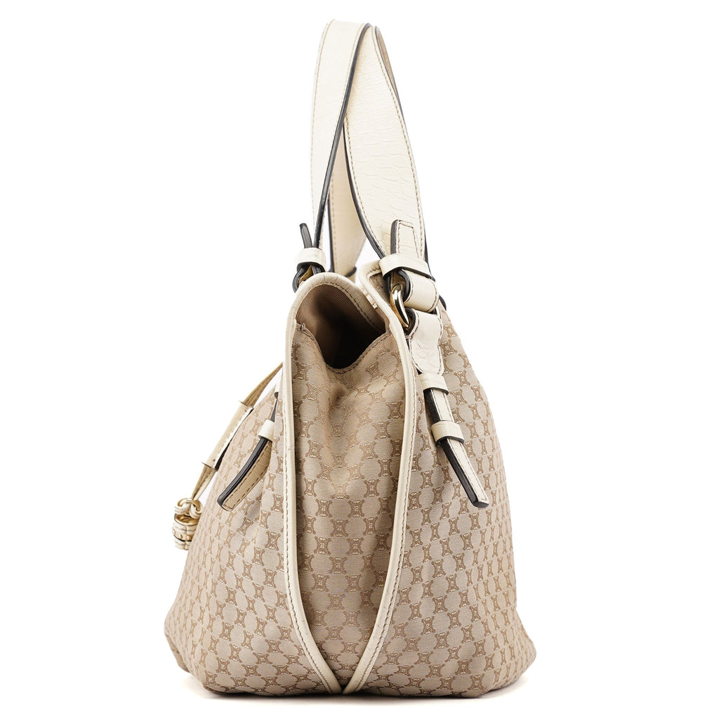 Beige Bittersweet Triomphe Hobo Bag