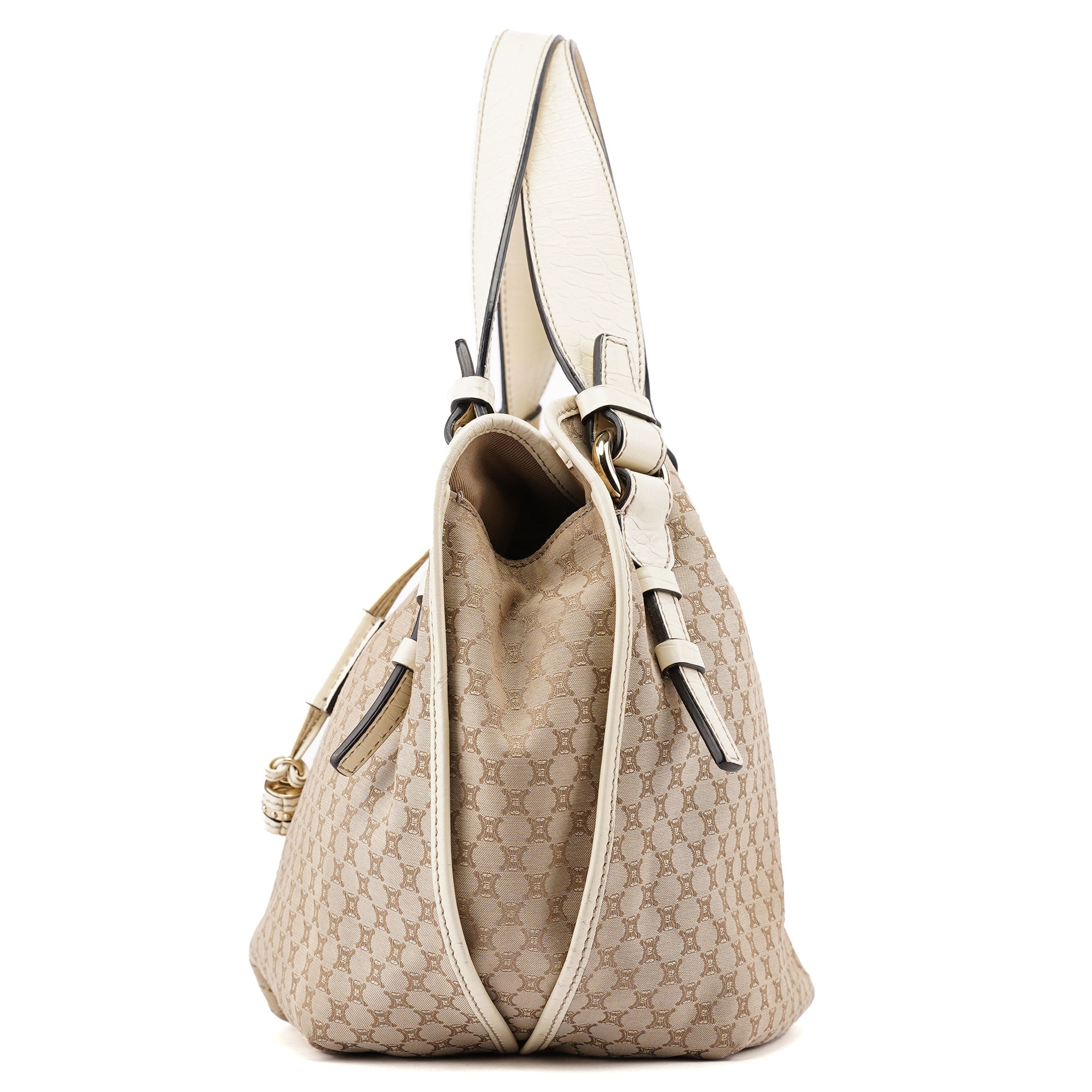 Beige Bittersweet Triomphe Hobo Bag
