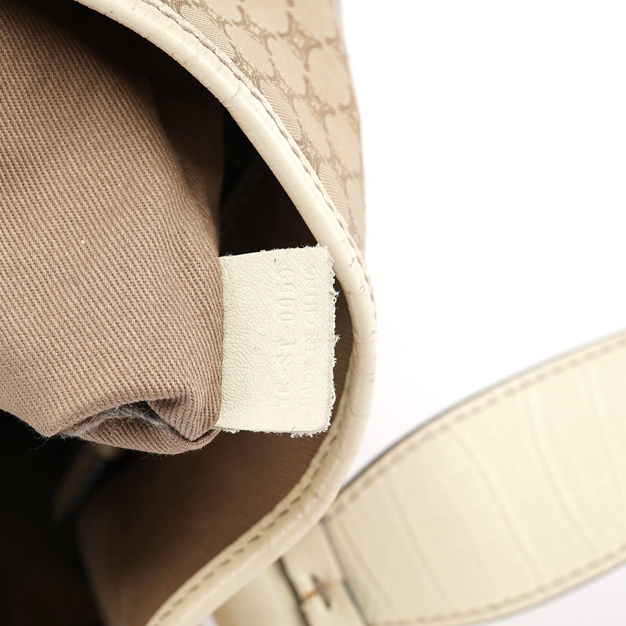 Beige Bittersweet Triomphe Hobo Bag