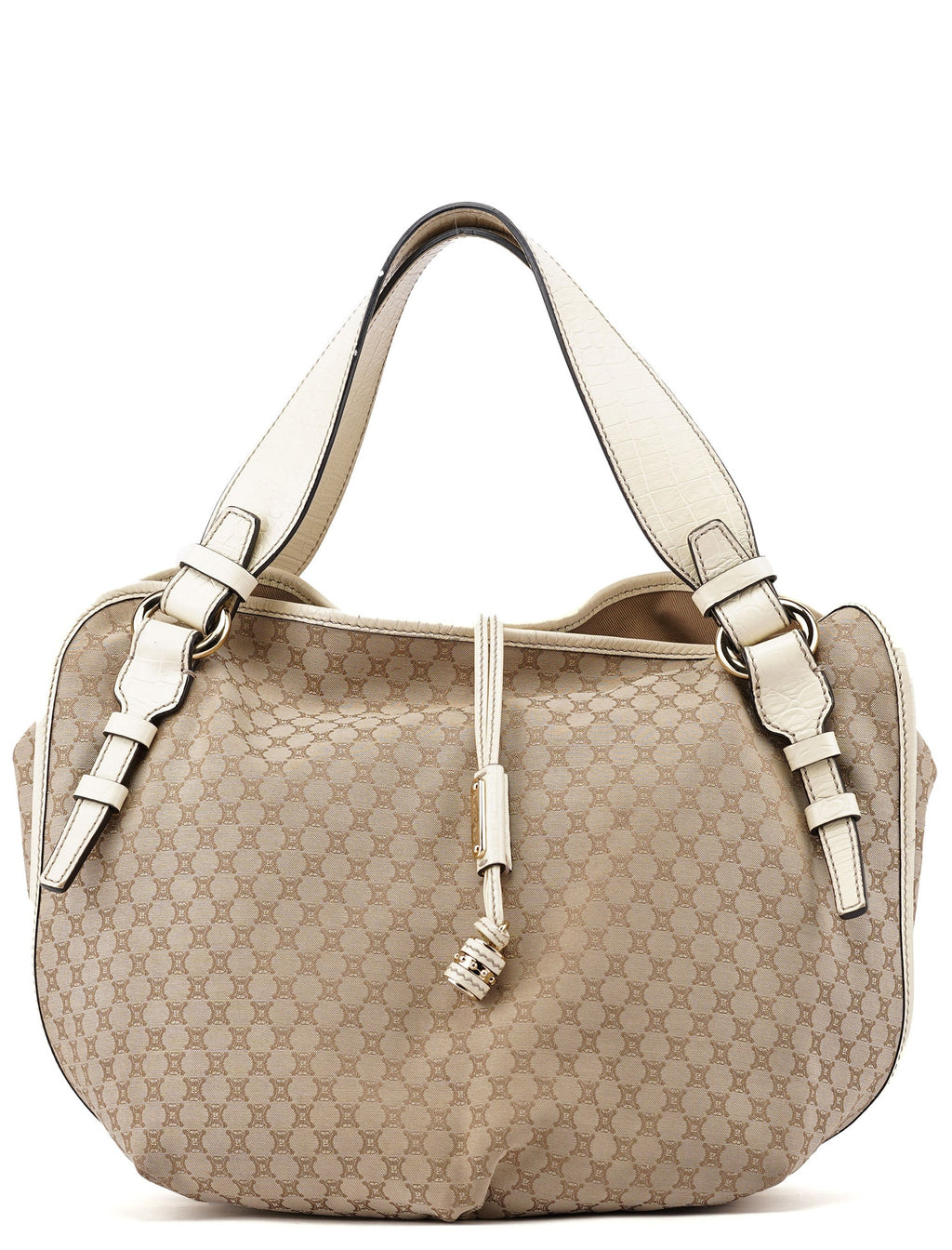 Beige Bittersweet Triomphe Hobo Bag