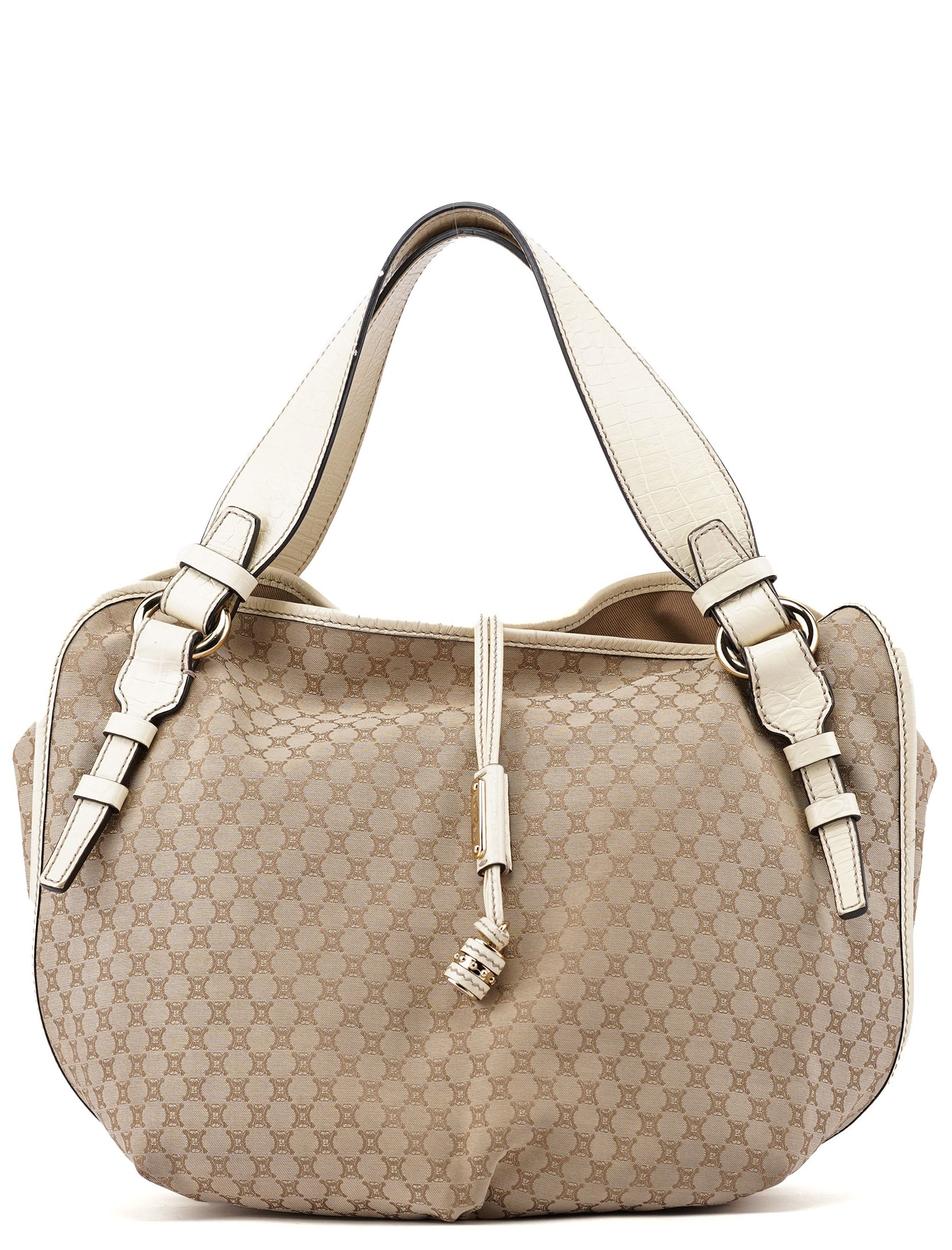 Beige Bittersweet Triomphe Hobo Bag