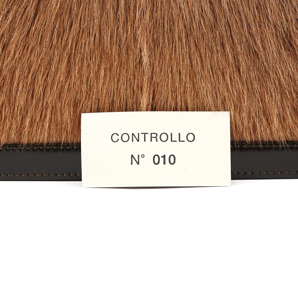 Beige Brown Fur Shoulder Bag