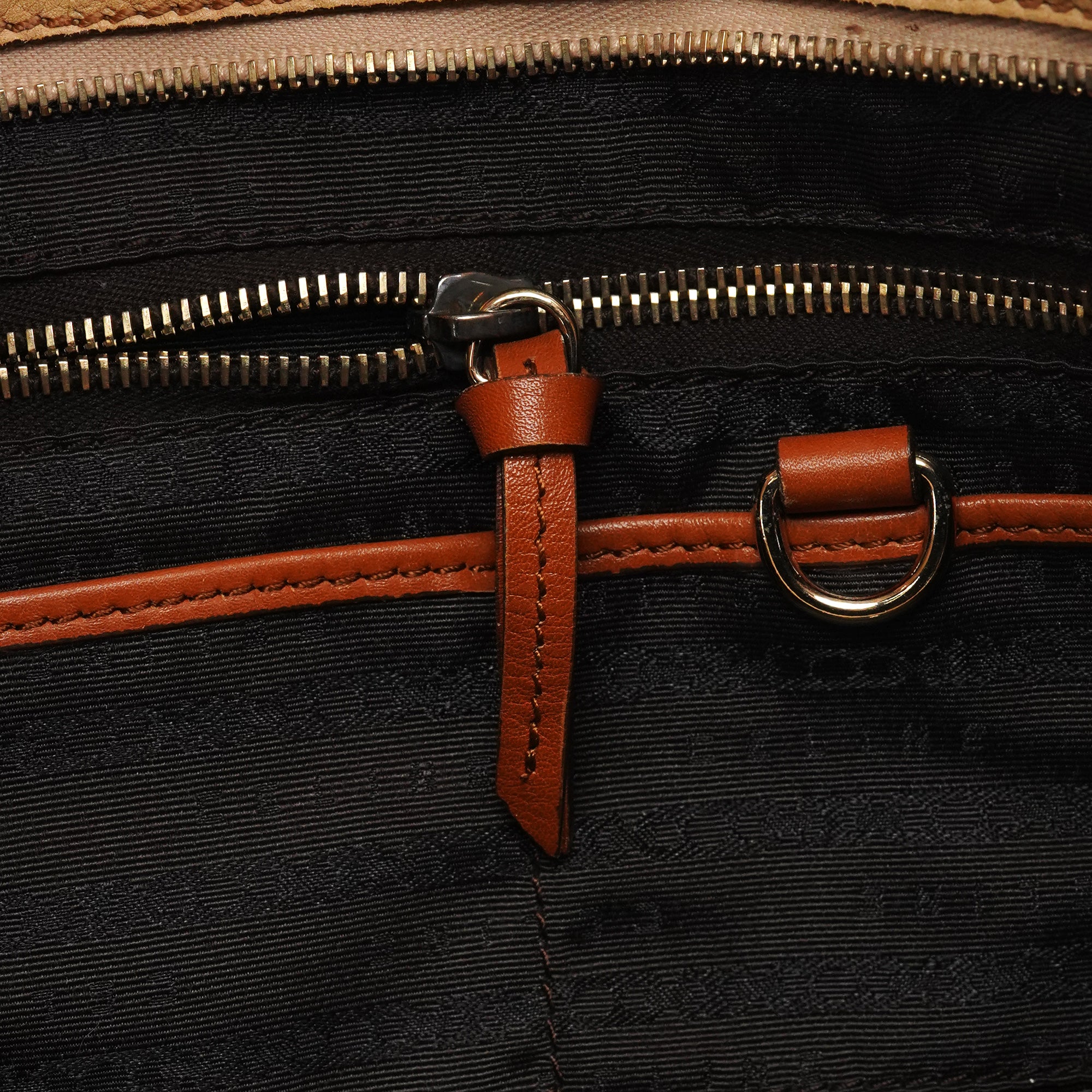 Beige Brown Leather Bittersweet Shoulder Bag