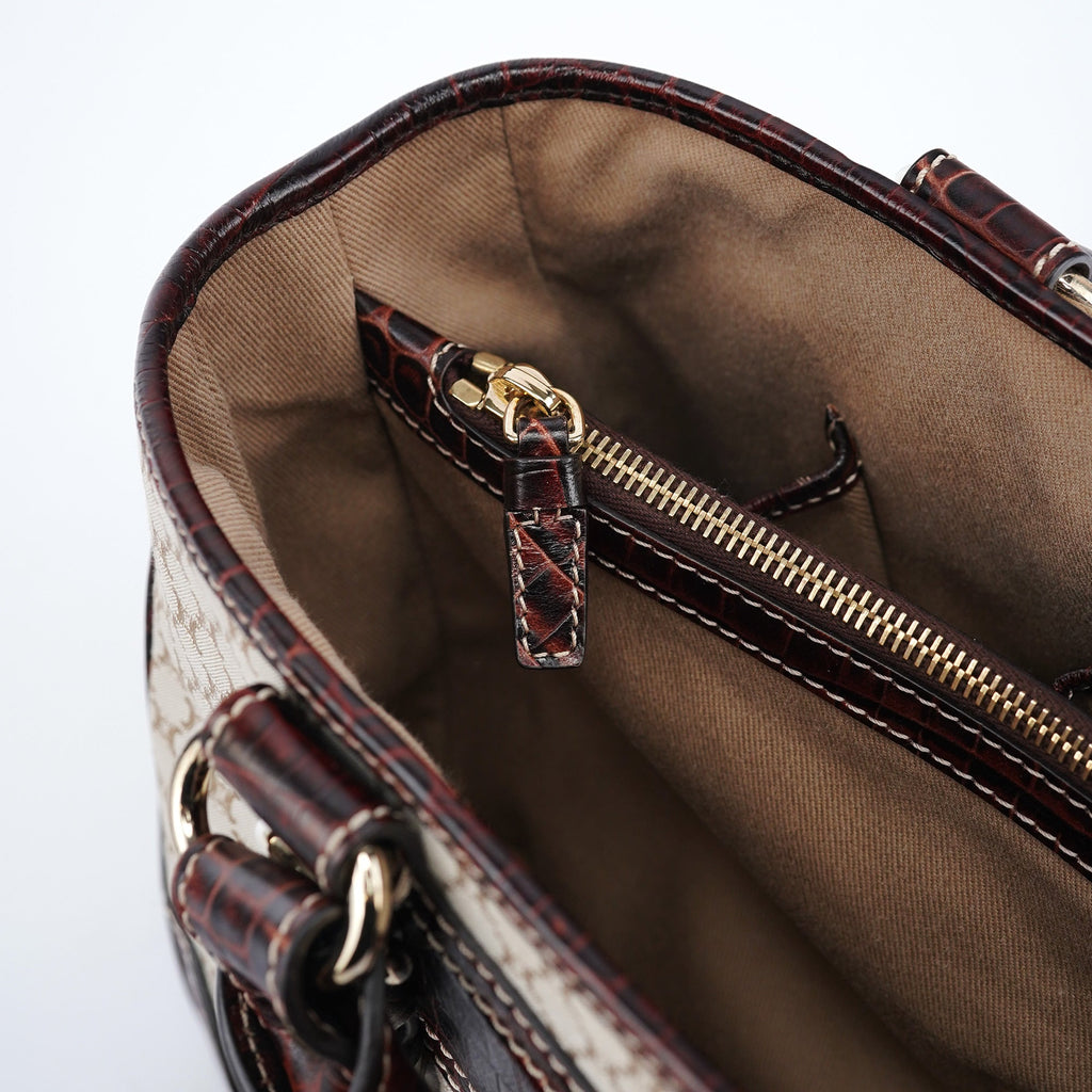 Beige Brown Macadam Boogie Tote Bag