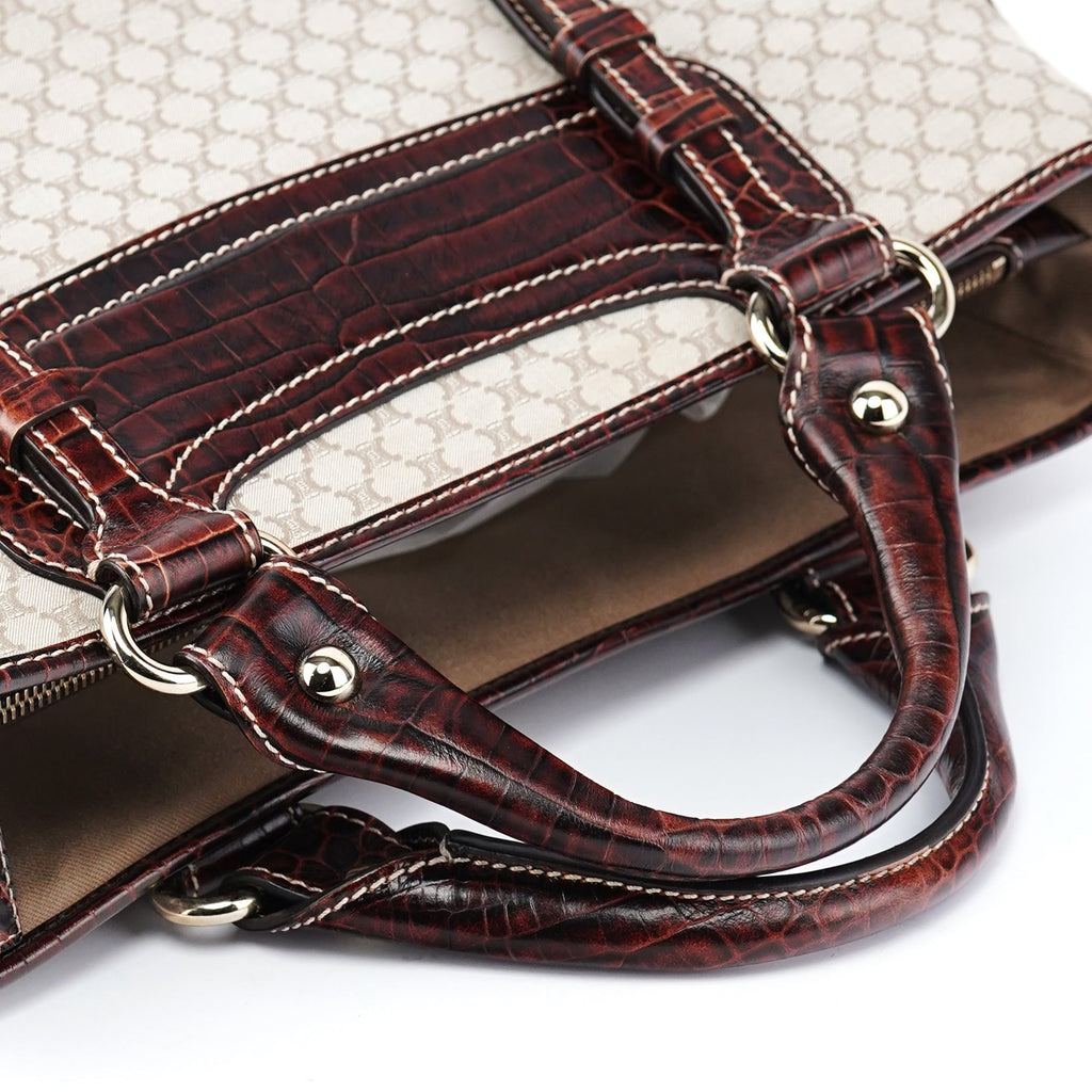 Beige Brown Macadam Boogie Tote Bag