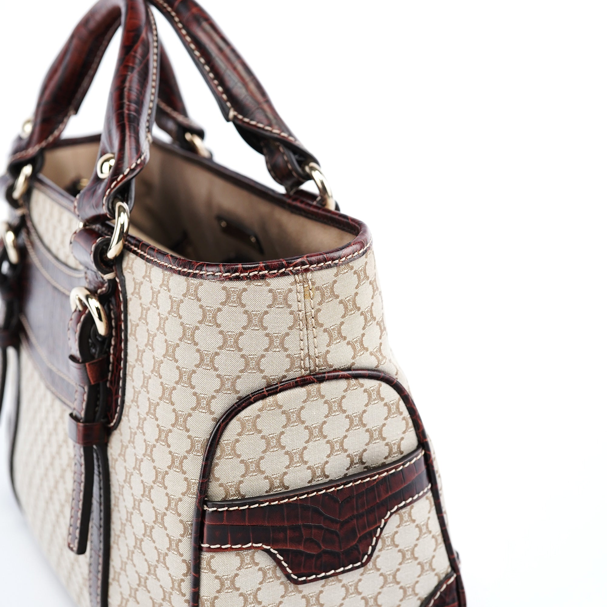 Beige Brown Macadam Boogie Tote Bag