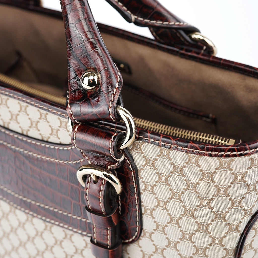 Beige Brown Macadam Boogie Tote Bag