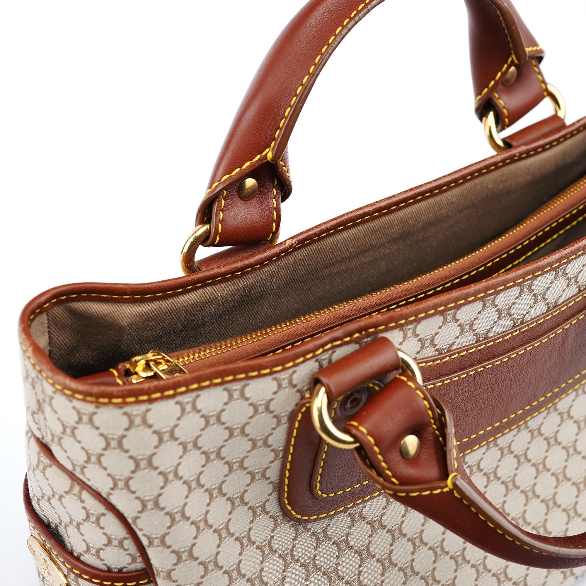 Beige Brown Macadam Boogie Tote Bag