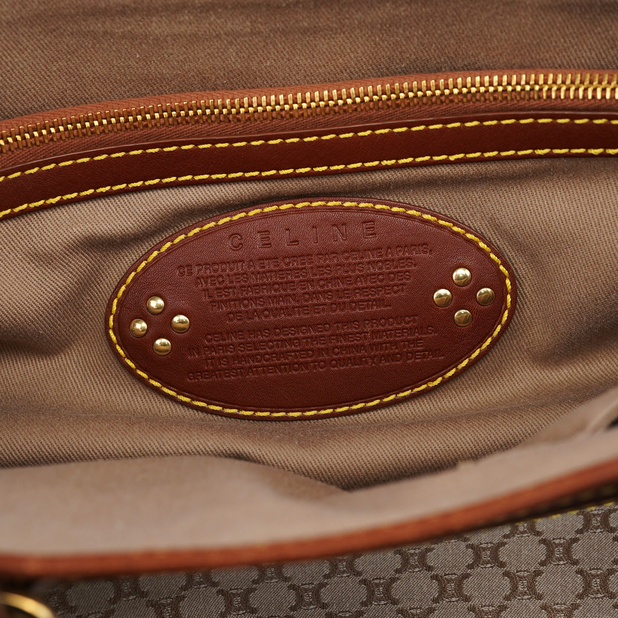 Beige Brown Macadam Boogie Tote Bag