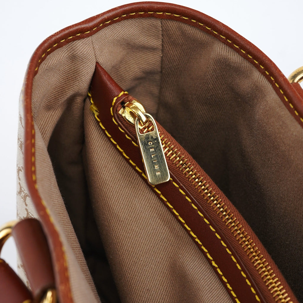 Beige Brown Macadam Boogie Tote Bag