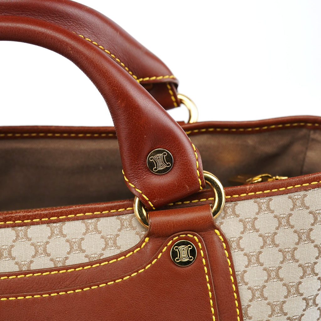 Beige Brown Macadam Boogie Tote Bag