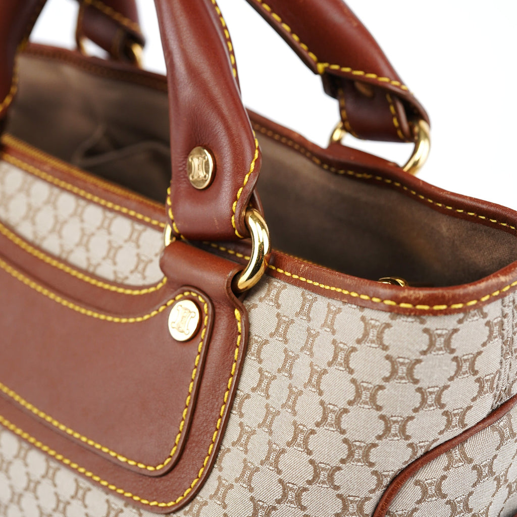 Beige Brown Macadam Boogie Tote Bag