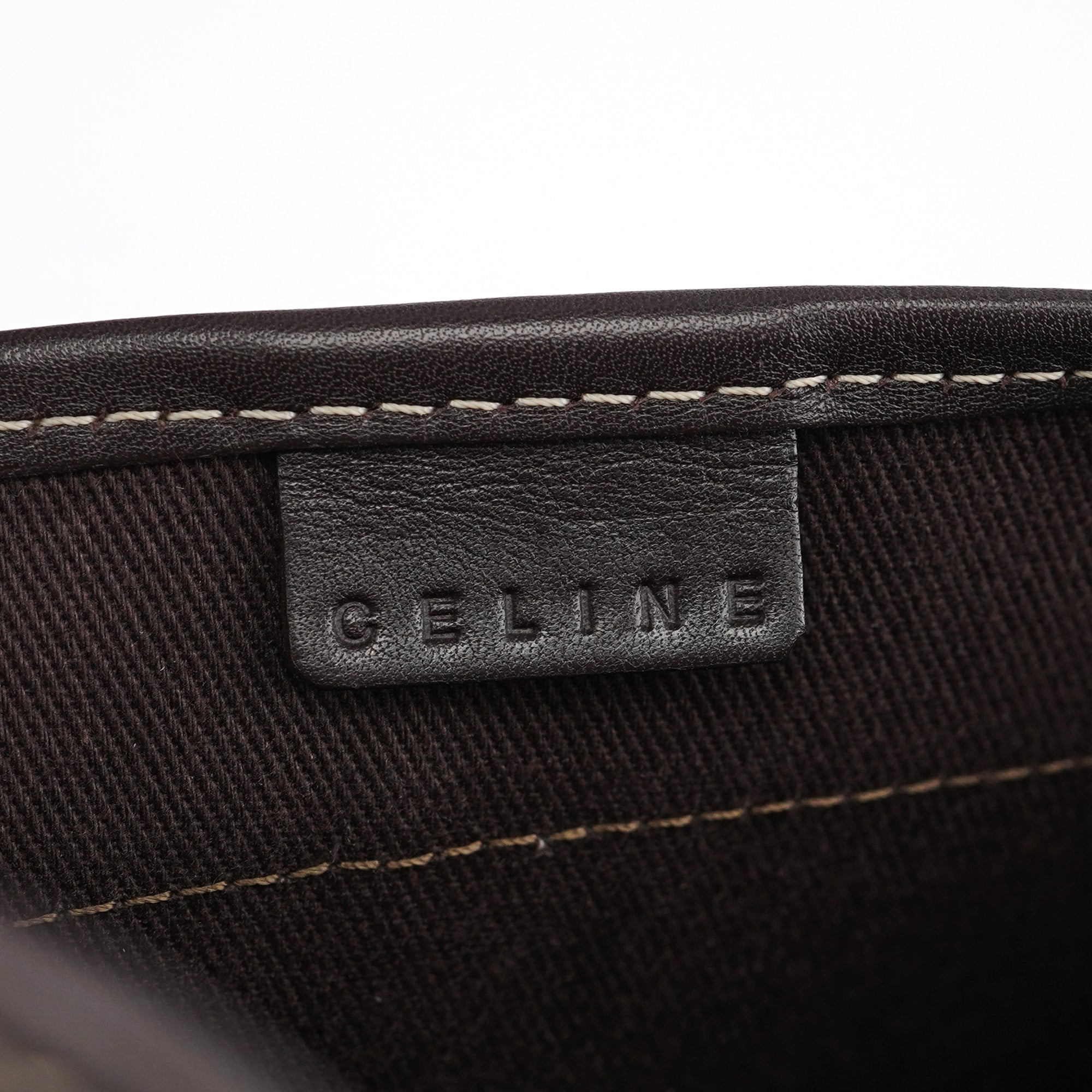 Beige Brown Macadam Shoulder Bag