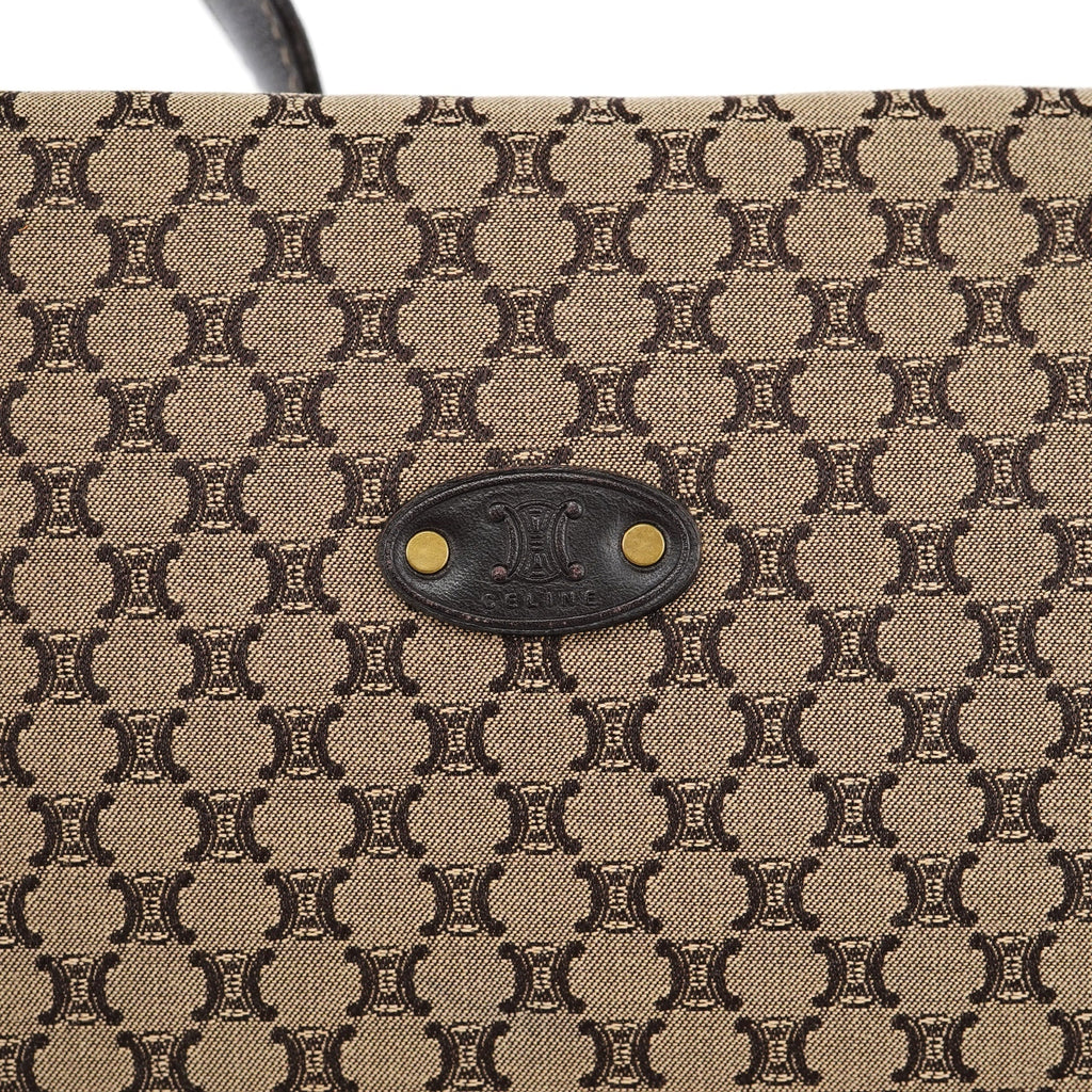 Beige Brown Macadam Shoulder Bag