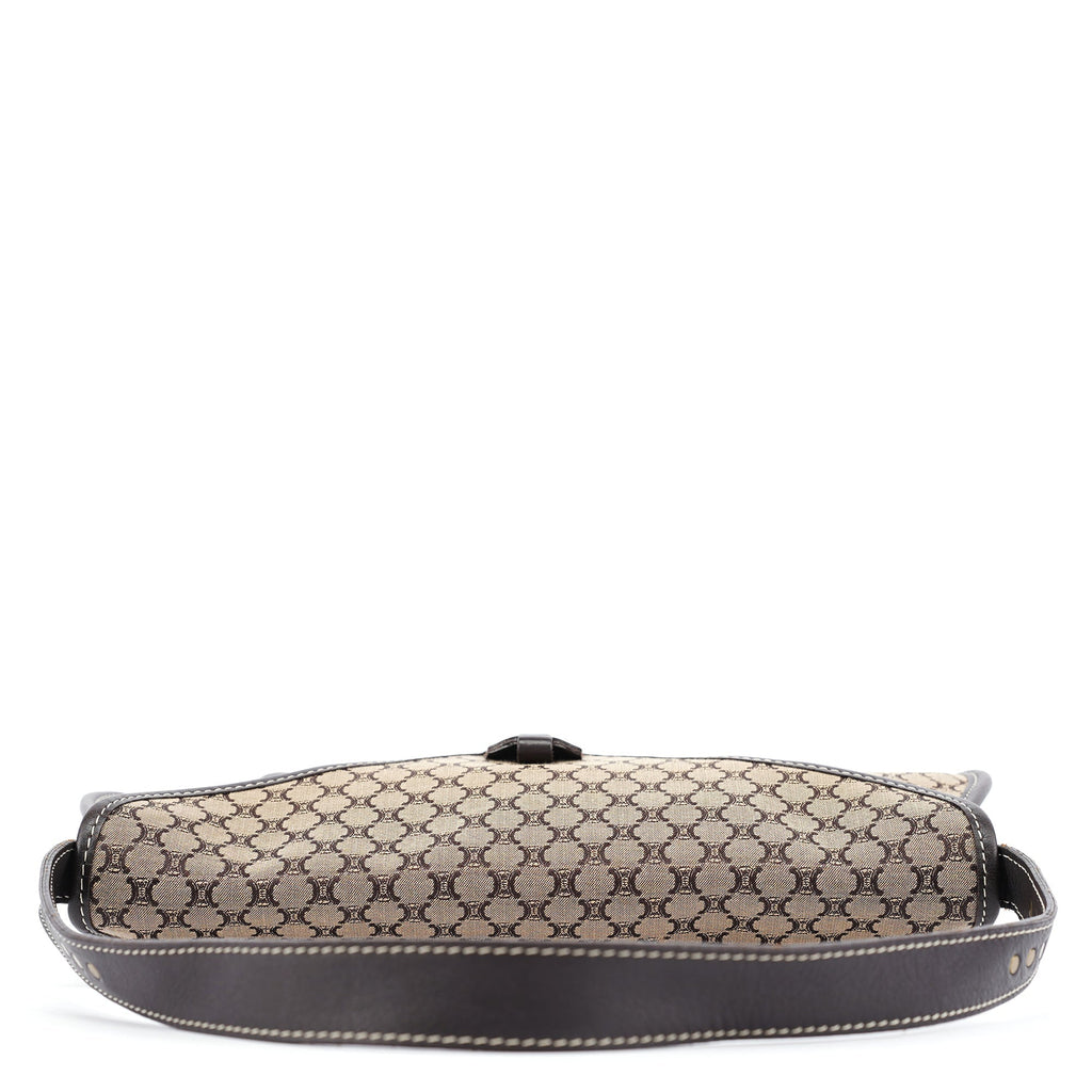 Beige Brown Macadam Shoulder Bag