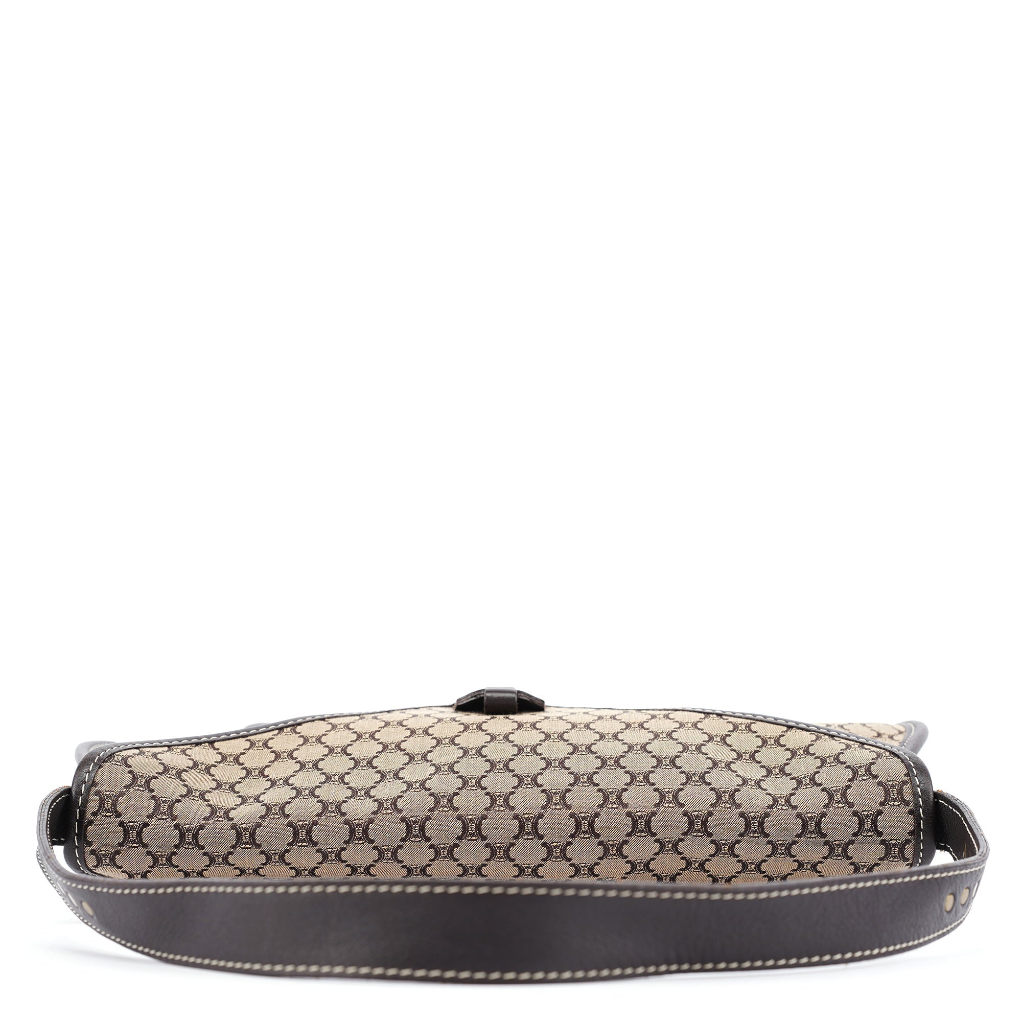 Beige Brown Macadam Shoulder Bag