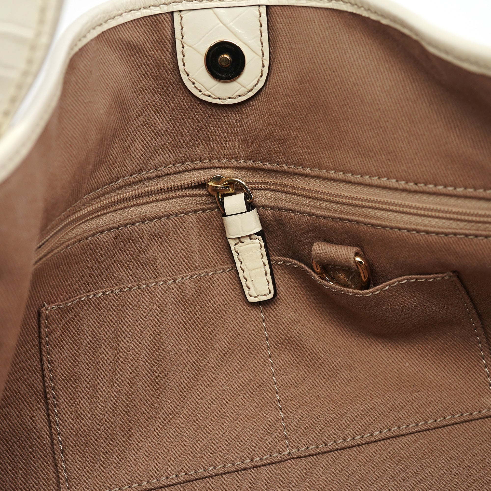 Beige Macadam Bittersweet Shoulder Bag