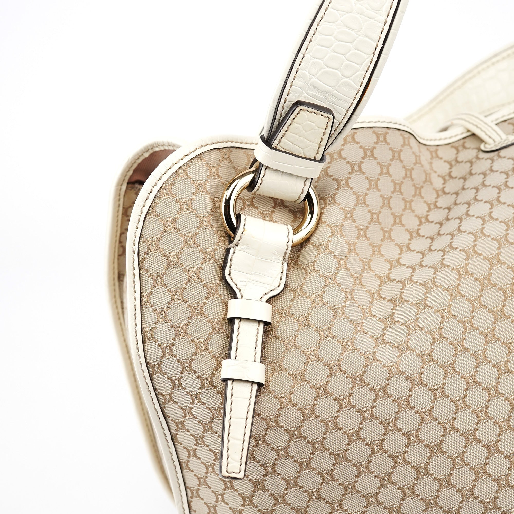 Beige Macadam Bittersweet Shoulder Bag