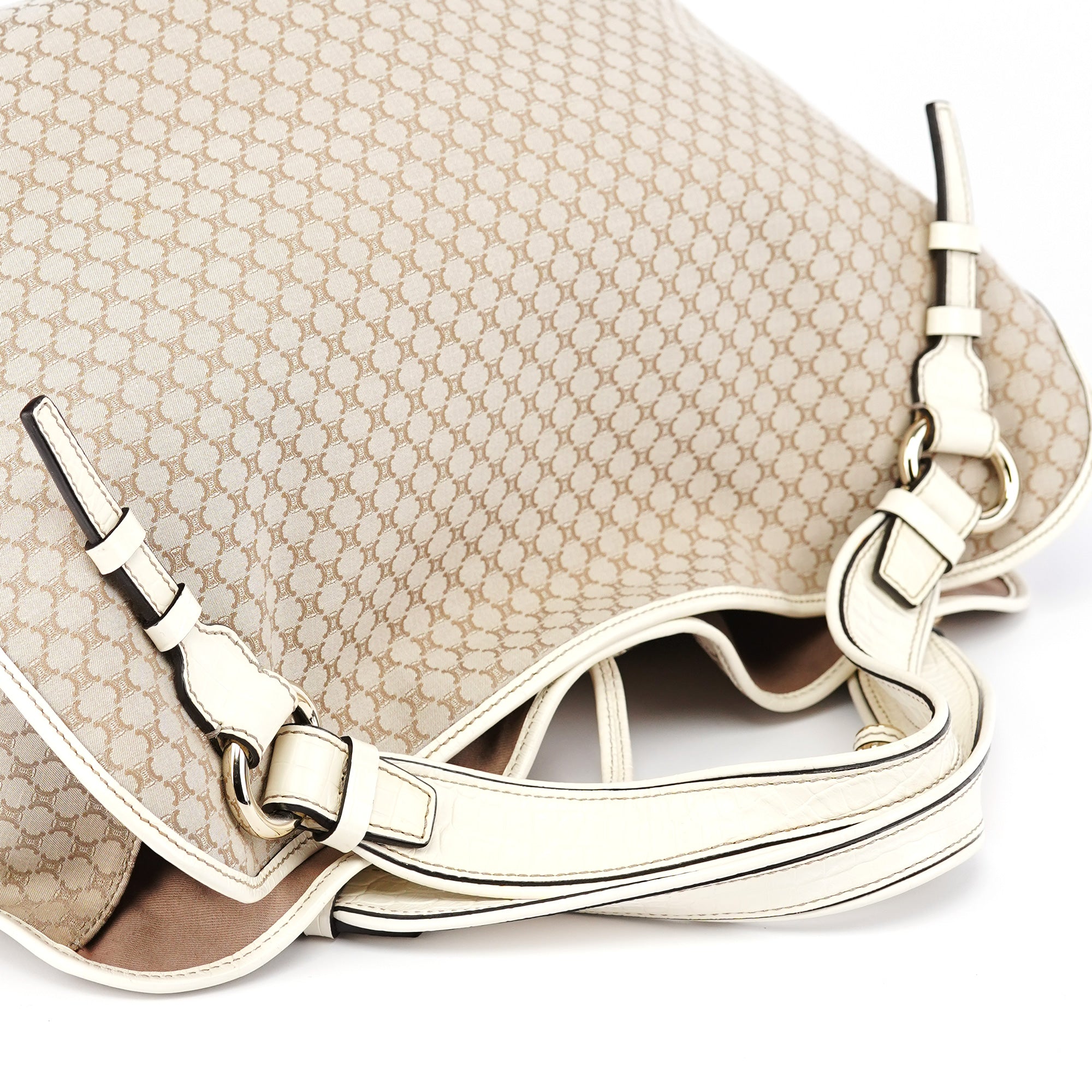 Beige Macadam Bittersweet Shoulder Bag