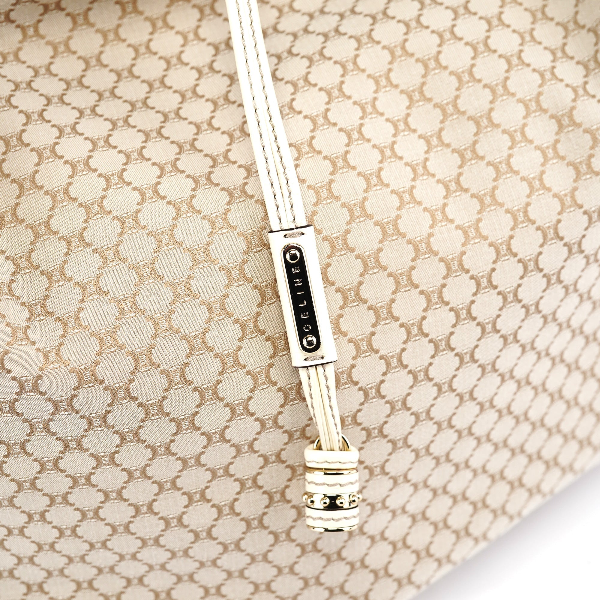 Beige Macadam Bittersweet Shoulder Bag