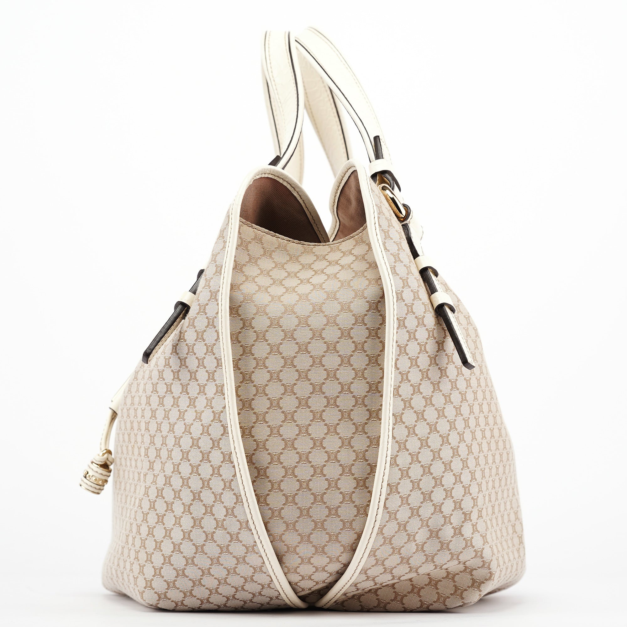 Beige Macadam Bittersweet Shoulder Bag