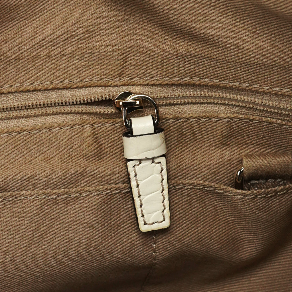 Beige Macadam Bittersweet Shoulder Bag