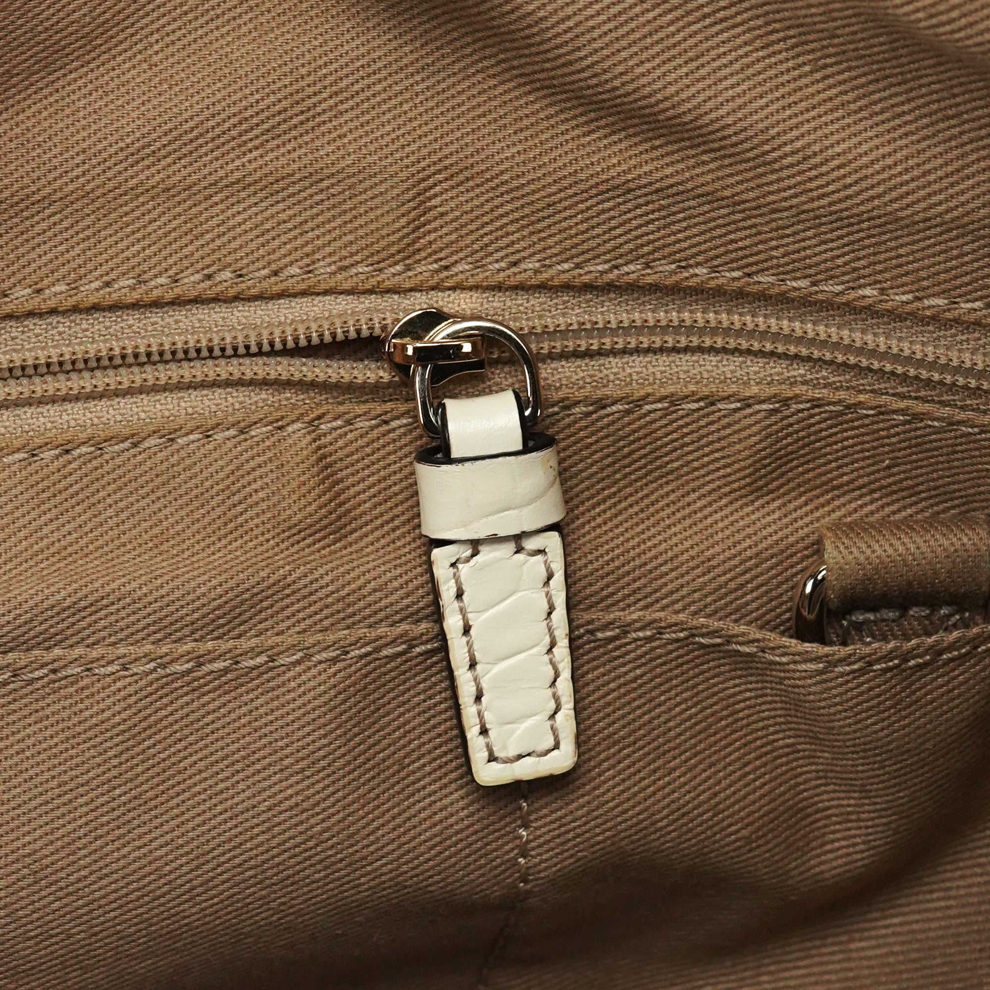 Beige Macadam Bittersweet Shoulder Bag
