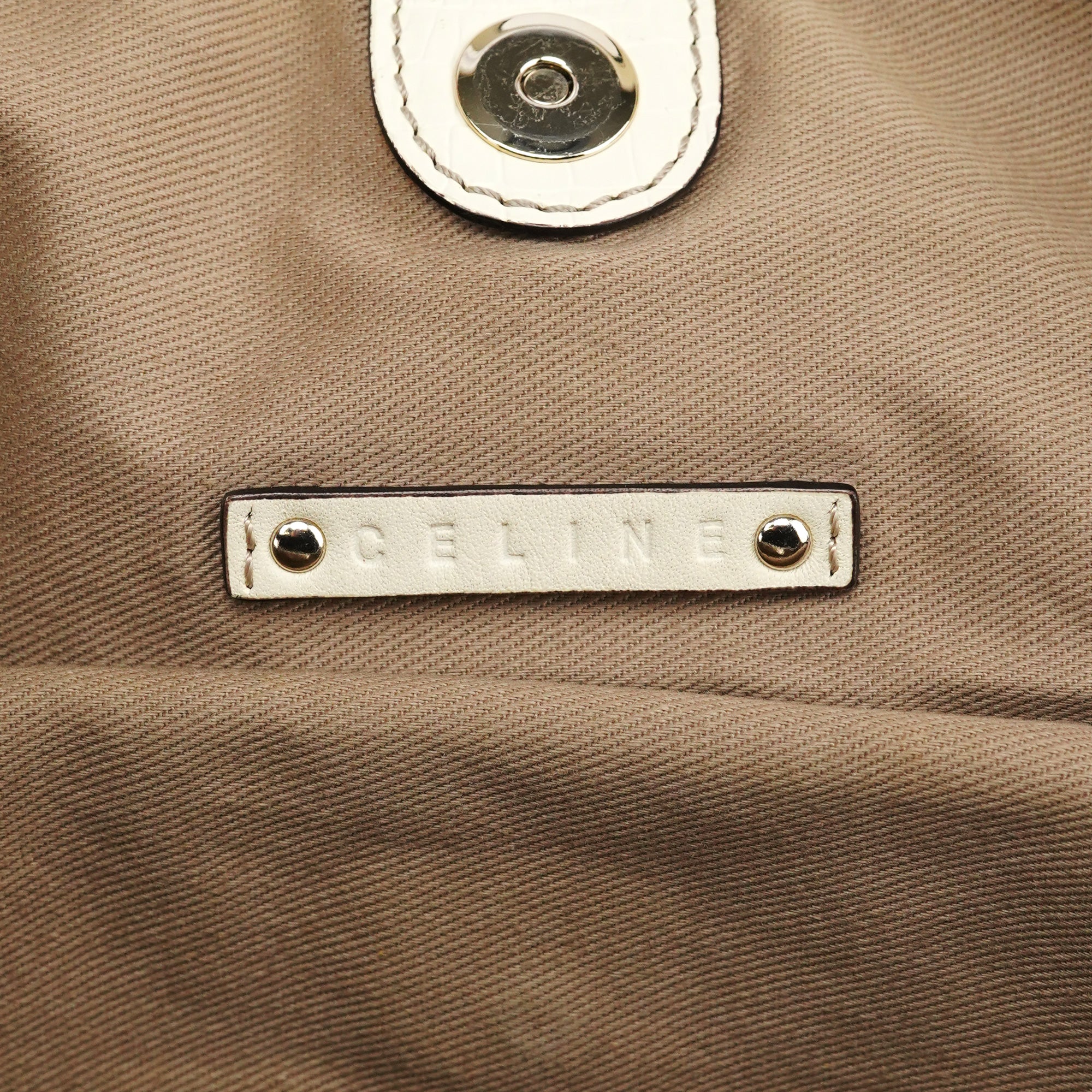 Beige Macadam Bittersweet Shoulder Bag