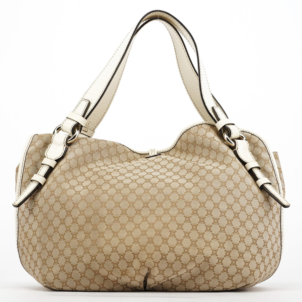Beige Macadam Bittersweet Shoulder Bag