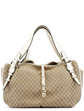 Beige Macadam Bittersweet Shoulder Bag