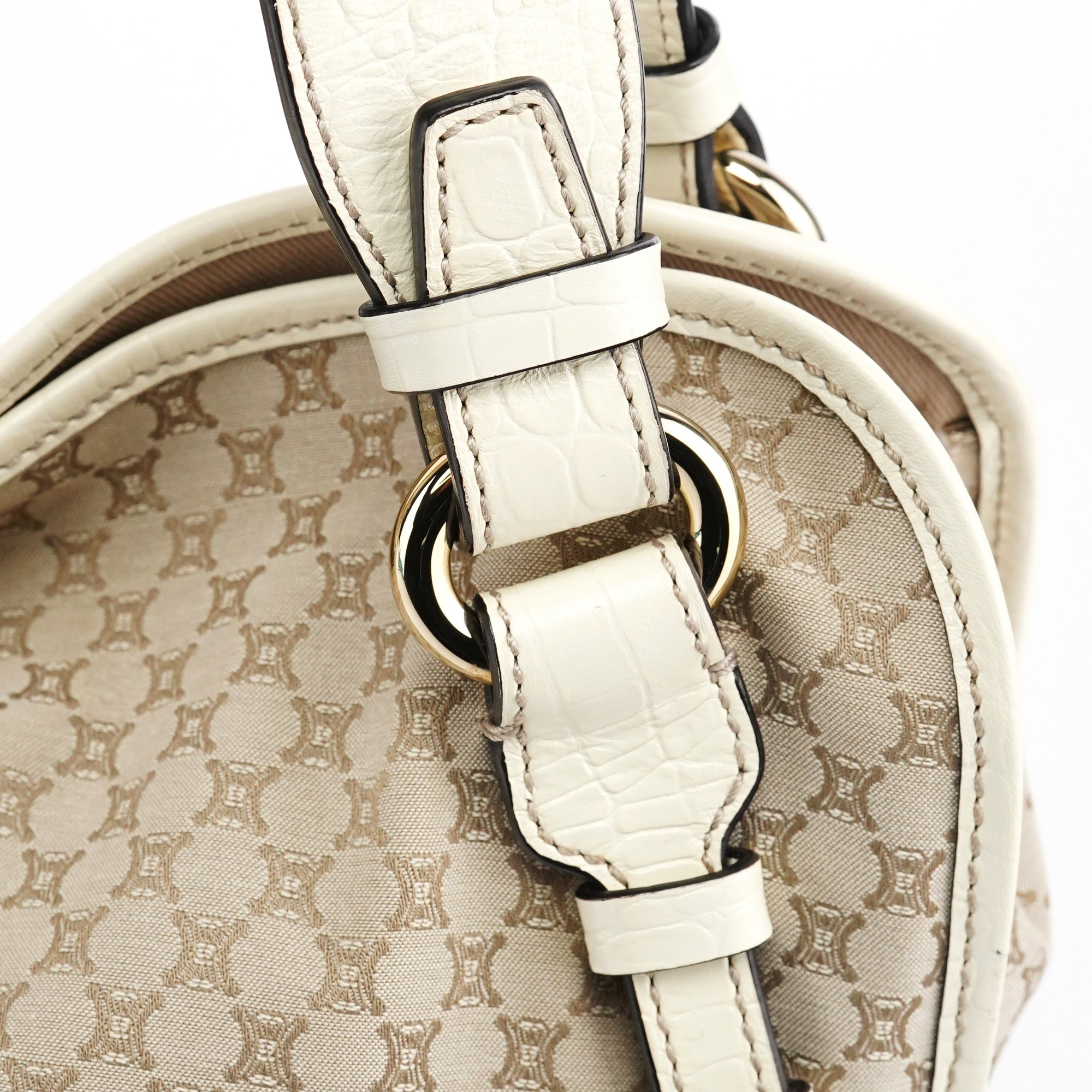 Beige Macadam Bittersweet Shoulder Bag