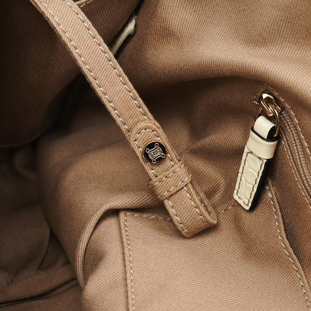 Beige Macadam Bittersweet Shoulder Bag