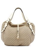 Beige Macadam Bittersweet Shoulder Bag