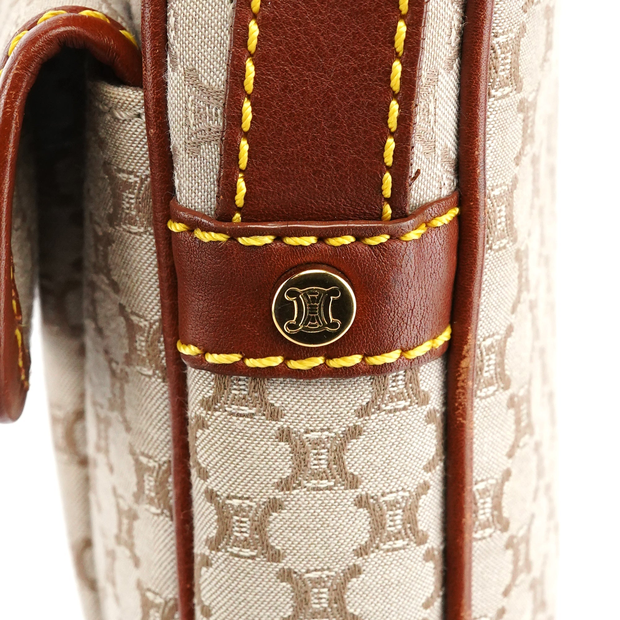 Beige Macadam Crossbody Bag