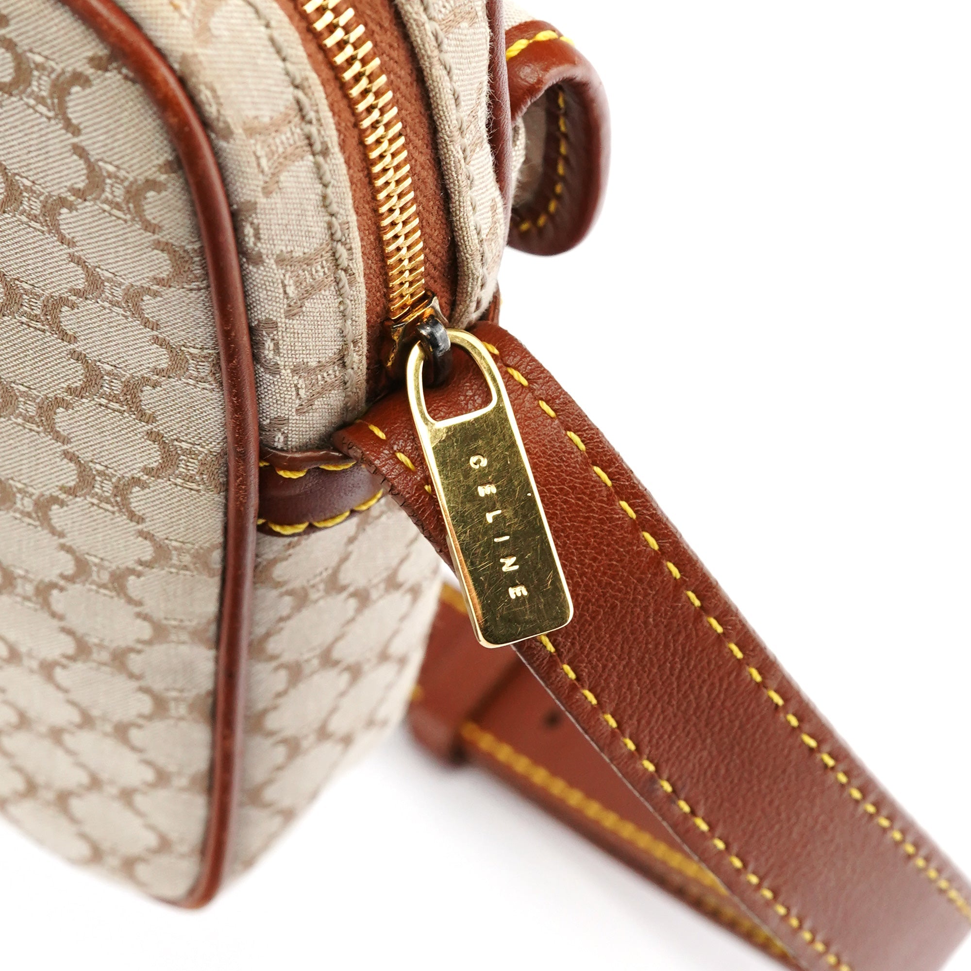 Beige Macadam Crossbody Bag